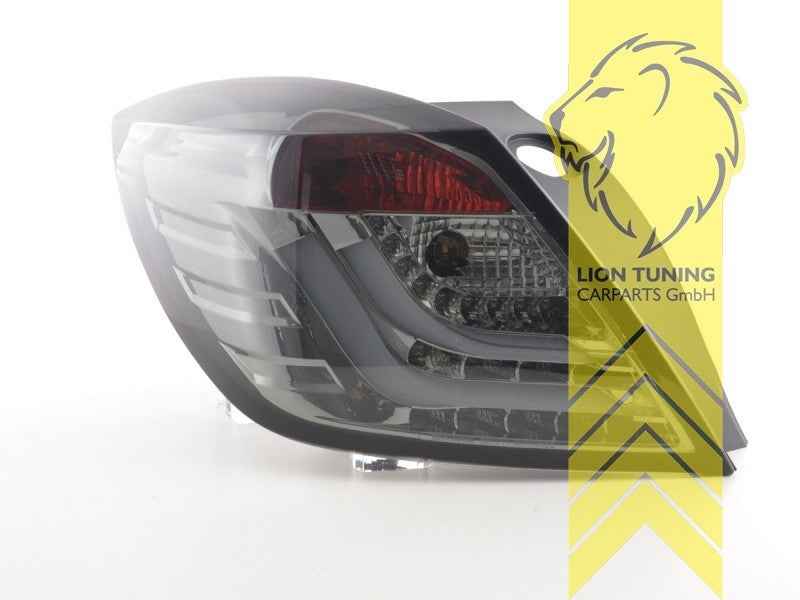 LTG Pair LED Rear Lights Tail Opel Vauxhall Astra H CC GTC L08 FL 05+ Smoke LHD