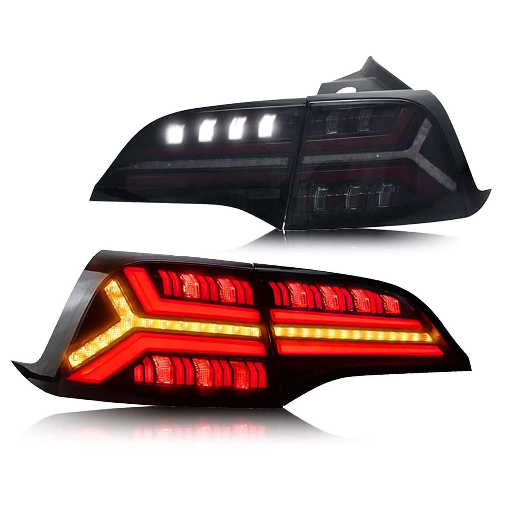 VLAND 17-22 Tesla Model 3 & 20-22 Tesla Model Y Lightbar LED DRL Rear Lights Tail Lamps LHD