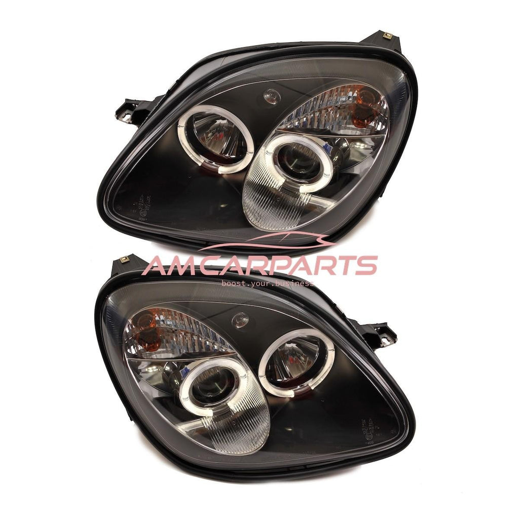 AMCP Pair LED Halo Headlights MERCEDES SLK R170 96-04 LHD