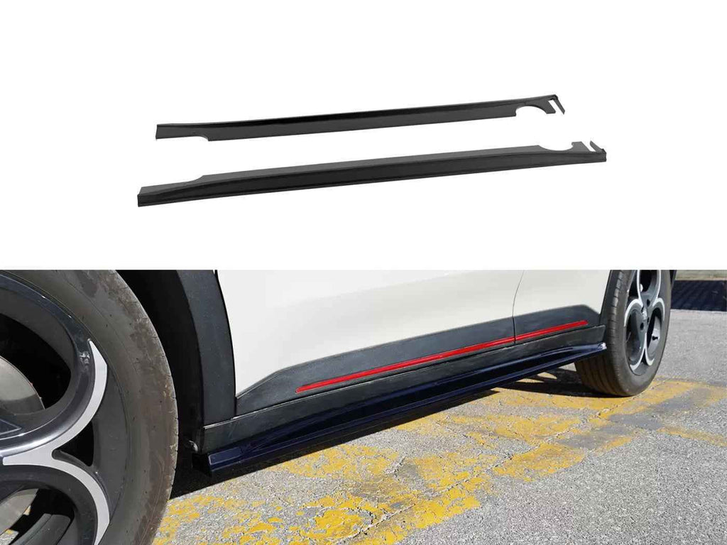 Motordrome Side Skirts Extensions Styling Body Alfa Romeo Junior 24+ Gloss Black