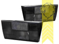 LT Pair Halogen Rear Lights Tail Lamps VW Golf 1 Cabrio 155 17 Blk OEM Style 74+