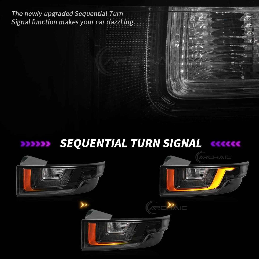 AC Pair Seq Anim LED DRL Rear lights Land Range Rover Evoque L538 11-18