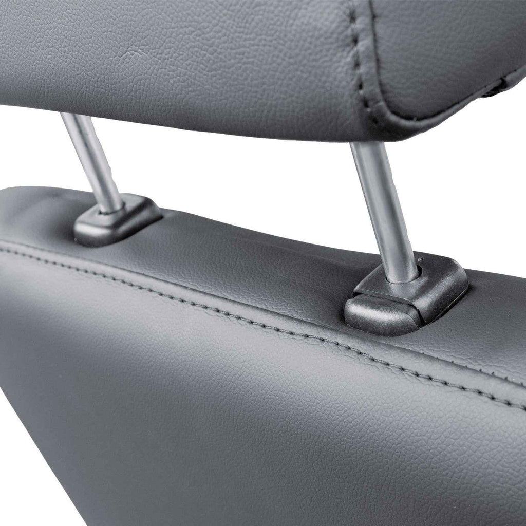 Simoni Universal Pair x2 Classic Retro Vintage Black Car Bucket Seats + slides