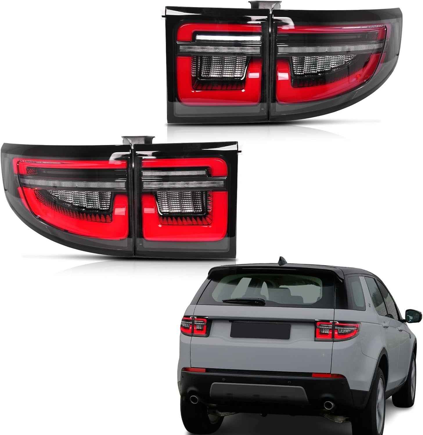 AC Pair Seq Anim LED DRL Rear lights LAND ROVER DISCOVERY SPORT L550 19-22