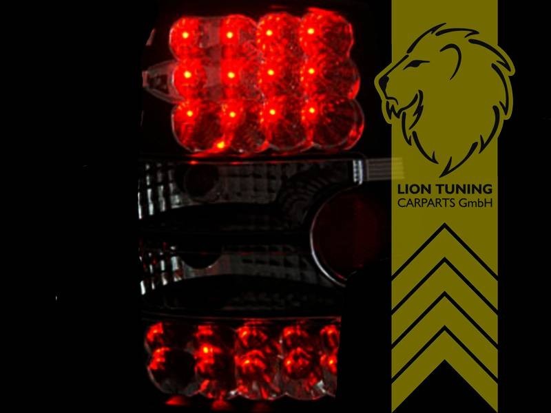 LTG Pair LED Rear Lights Tail Lamps W Passat B5 3B 97-00 Variant black LHD
