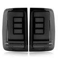 TYPY Pair LED DRL Lightbar REAR LIGHTS VW Amarok V6 2008-2022 Smoke Black LHD