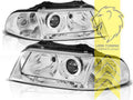 LTG LED DRL Headlights Audi A4 B5 8D sedan Avant facelift 94-01 chrome RHD LHD