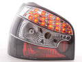 FK Pair LED Lightbar Rear Lights Tail Lamps Audi A3 8L 96-02 Black S3 LHD