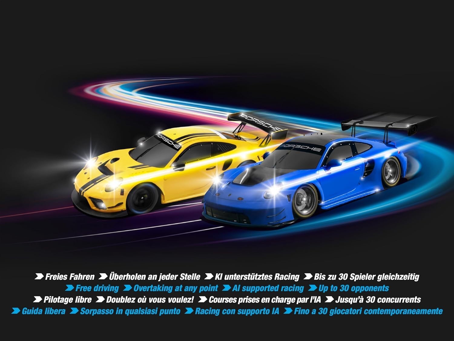 Carrera HYBRID Runaway Chase AI-Integrated Car Racing Track Set - NO CARS Includ