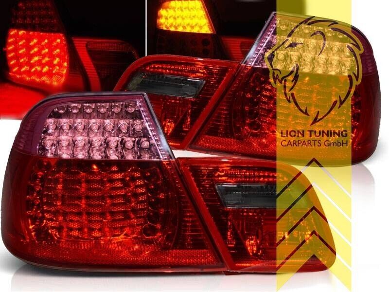 LT Pair LED Lightbar REAR LIGHTS Tail Lamps Lightbar BMW E46 Coupe 99-03 red LHD