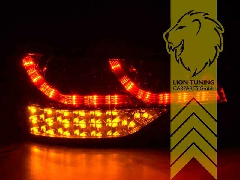 LTG Pair LED Dynamic Rear Lights Tail Lamps Audi Q7 4L 05-09 black smoke LHD