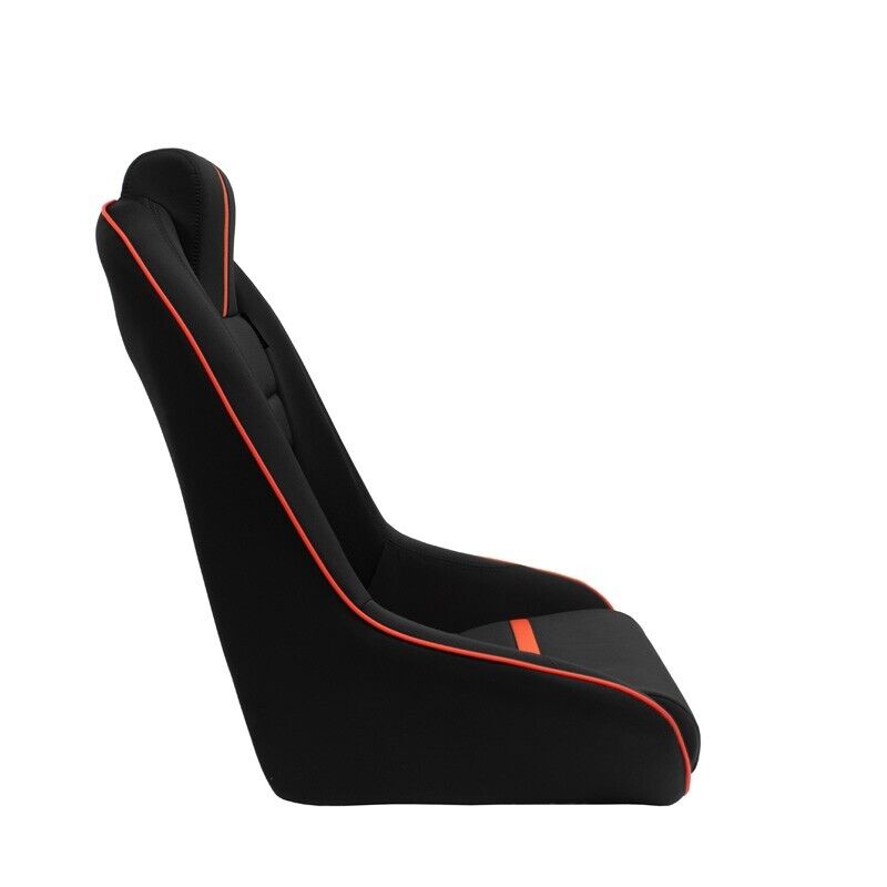 AS x1 Univ Classic RS Black Red Car Kit Fixed Back Bucket Seat + slides