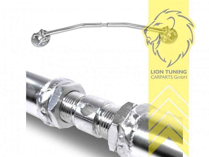 LTG Polished Aluminum Strut Brace BMW E30 Sedan Touring Coupe Cabrio 82-93