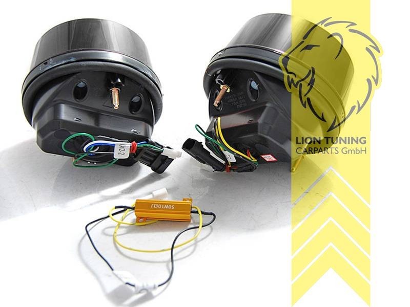 LTG LED Halo Ring Afterburner Rear Lights Tail Lamps Ferrari F355 360 smoke LHD