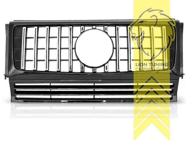LTG radiator grille Mercedes W463 W461 W463 G-Class 89-12 Black V4 ABS