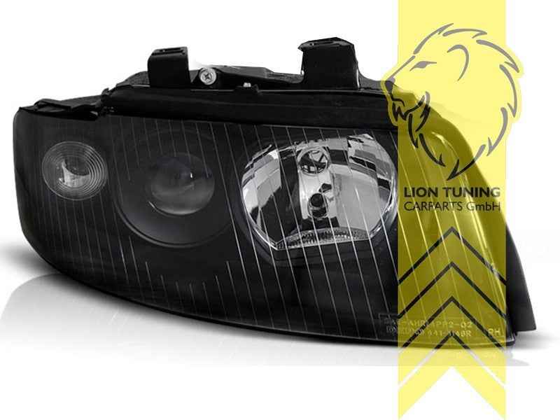 LTG DEPO Headlights Audi A4 B6 8E Sedan Avant black 00-04 RHD LHD Univ