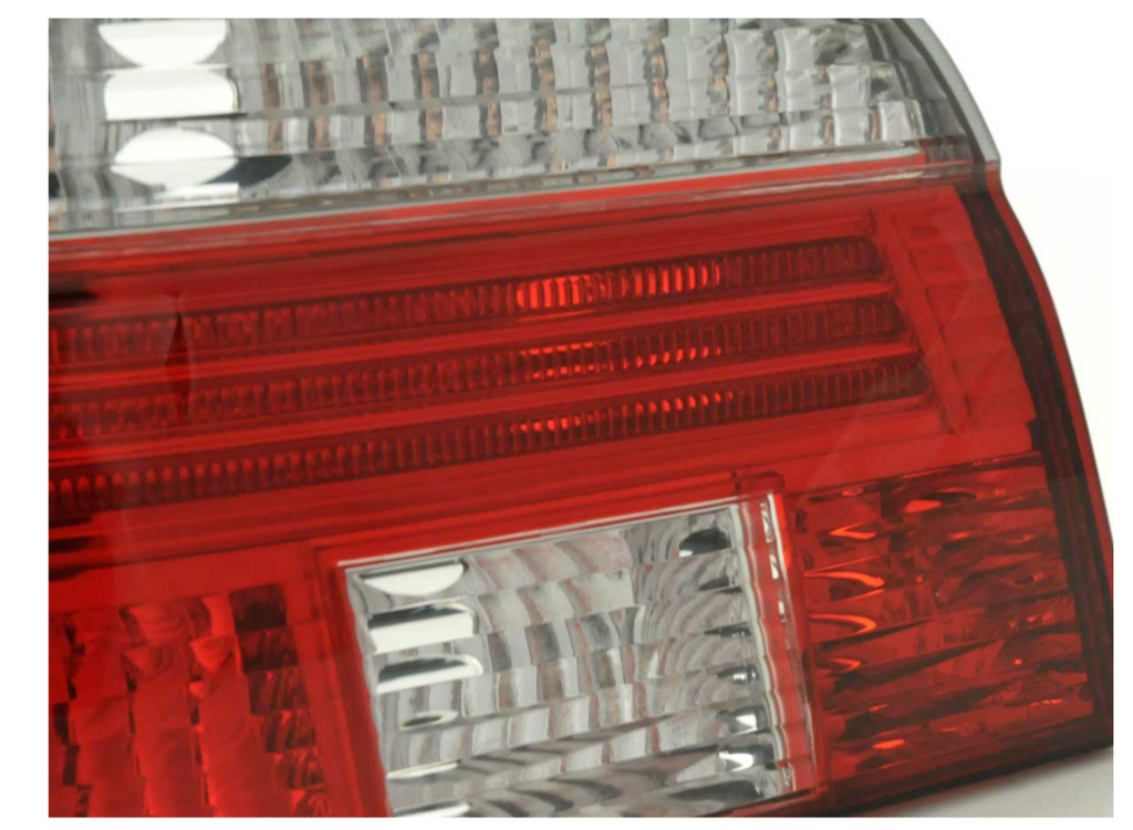 FK Pair Rear lights BMW 5-series E39 95-00 Crystal Red White M Sport LHD M5