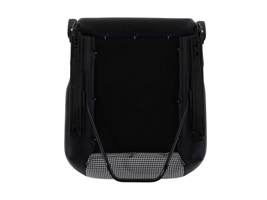 DTK Pair Universal Aftermaket PORSCHE Style Bucket Seats black textile slides