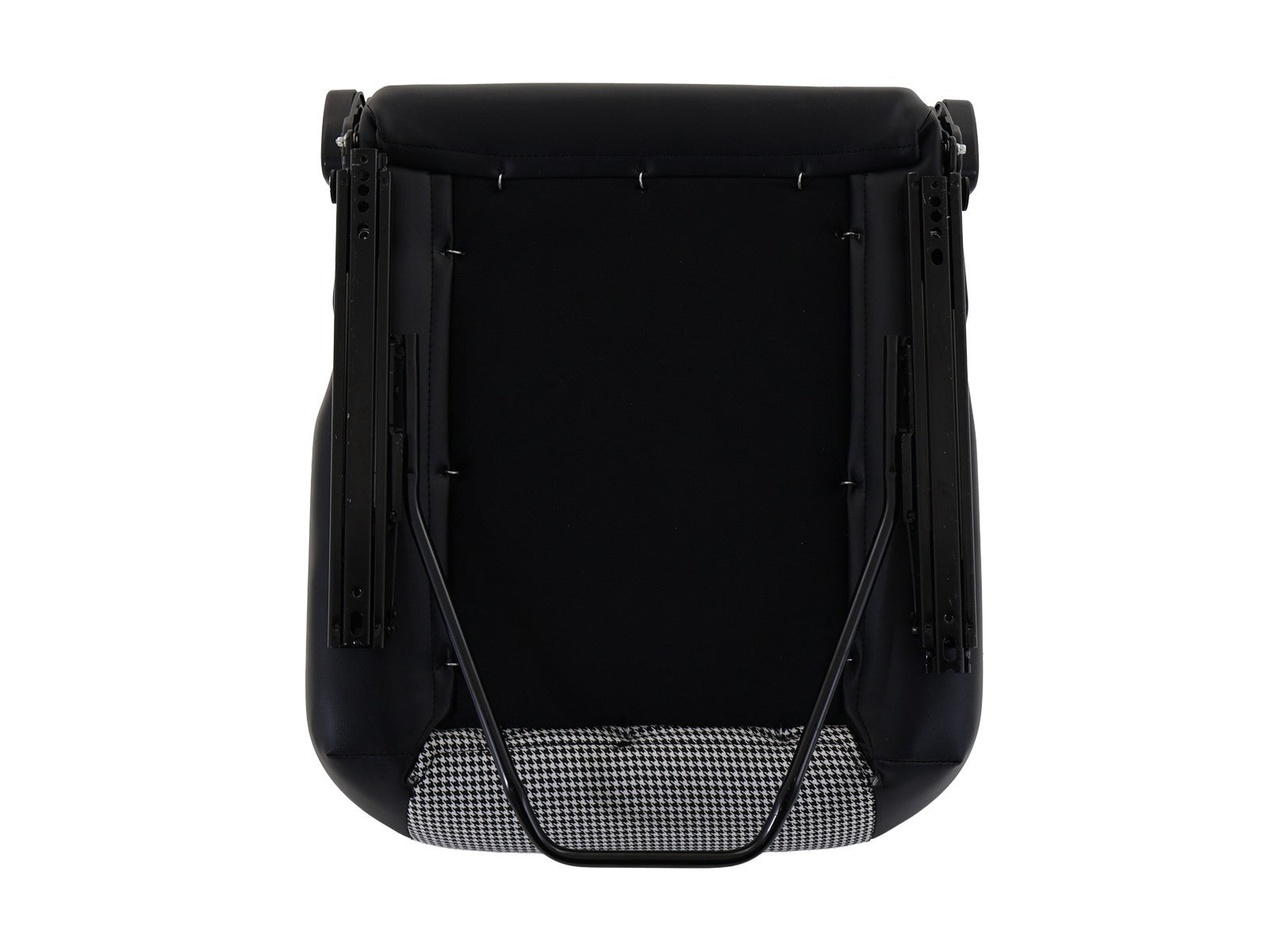 DTK Pair Universal Aftermaket PORSCHE Style Bucket Seats black textile slides