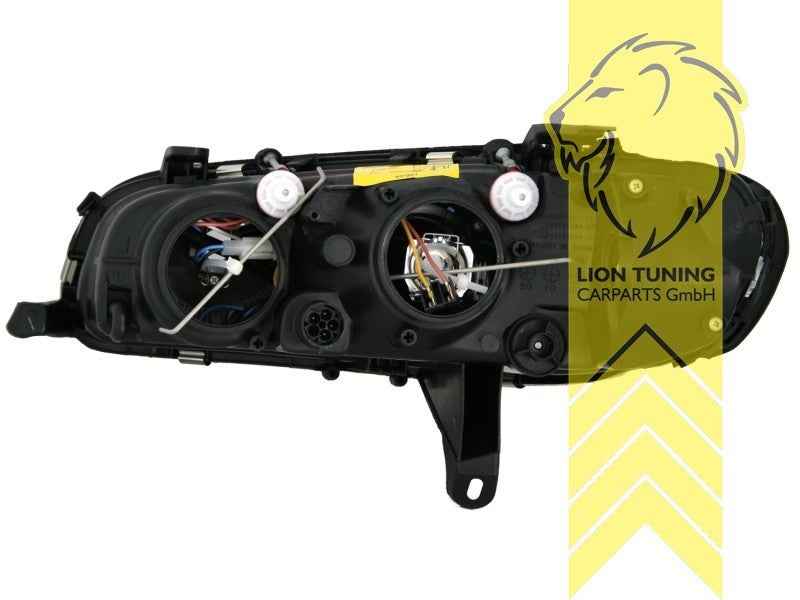 LTG Pair DEPO Headlights Opel Omega B sedan caravan 94-99 chrome LHD