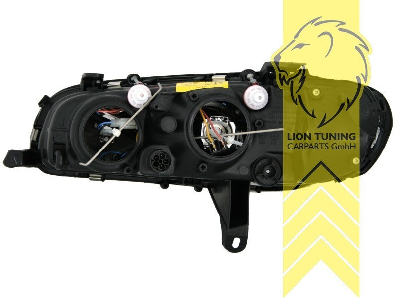 LTG Pair DEPO Headlights Opel Omega B sedan caravan 94-99 chrome LHD