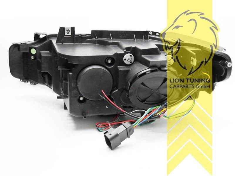 LTG Pair LED DRL Headlights BMW F30 Sedan F31 Touring Hexagon Yellow F35 11+ LHD