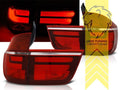 LTG DEPO LED Rear Lights Tail Lamps BMW E70 X5 Red White Facelift 07-10 LHD