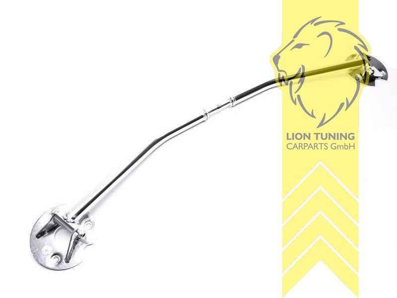 LTG Polished Aluminum Strut Brace BMW E30 Sedan Touring Coupe Cabrio 82-93