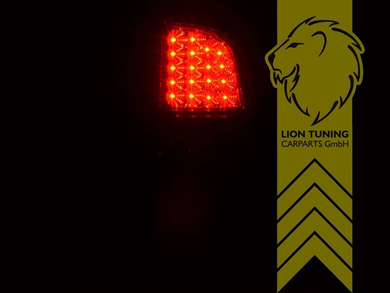 LTG Pair LED Rear Lights Tail Lamps Mercedes VITO W638 96-03 black smoke LHD