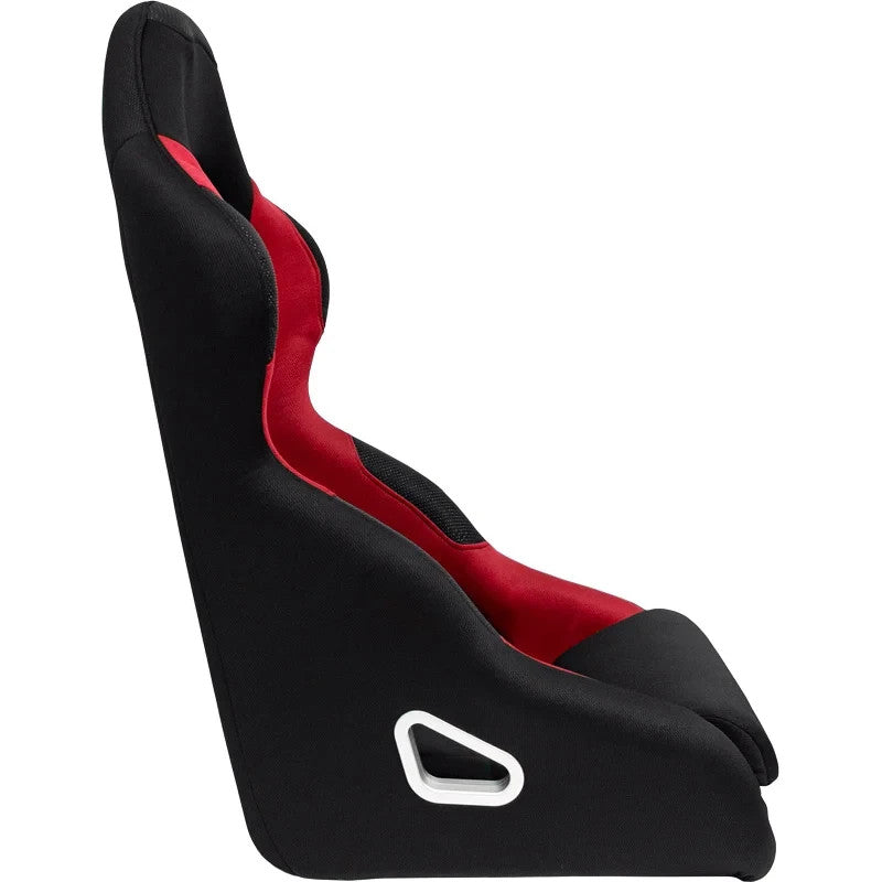 ATST x1 Fixed Back Drift Track Bucket Seat Black Red Car Van Bus Sim + slides
