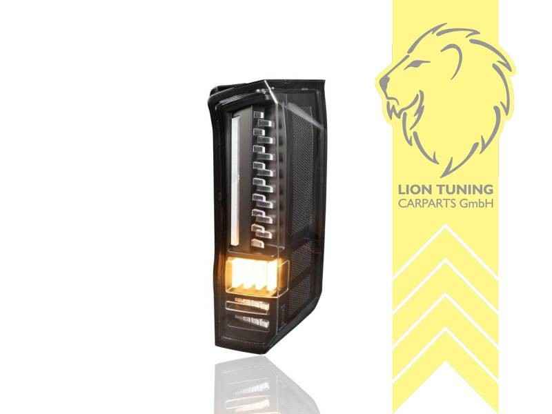 LTG Pair LED Rear Lights Lamps VW Crafter 2 Bus Van TGE SY SZ SX 16-23 black LHD