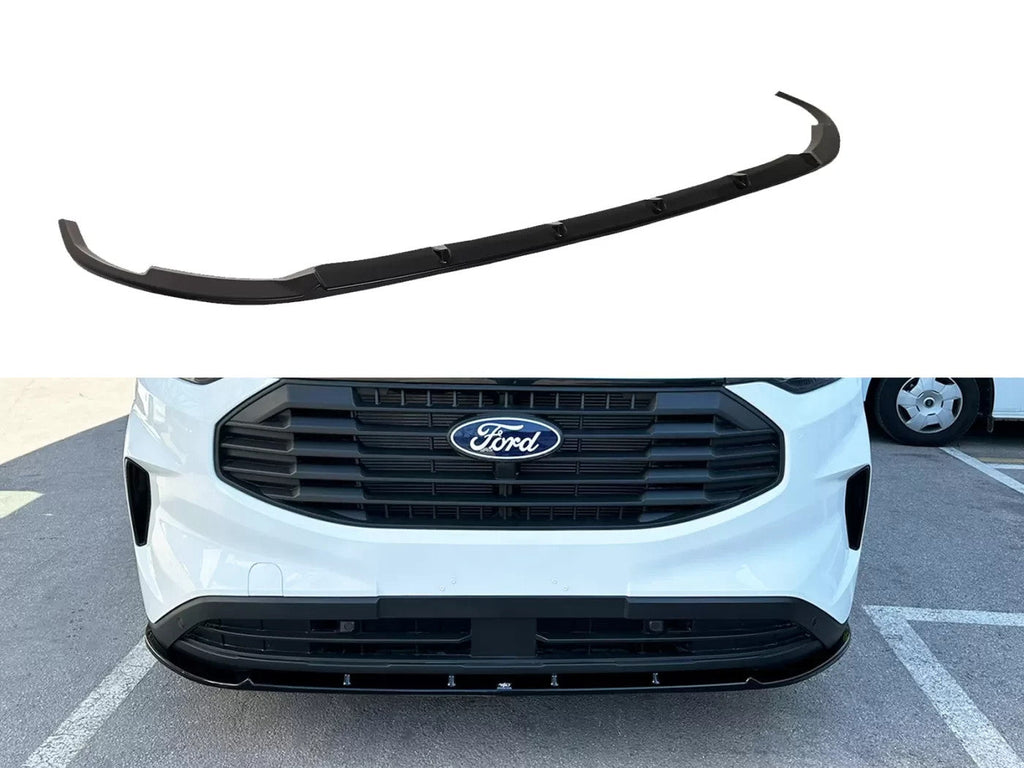 Motordrome Front Bumper Splitter V.1 Ford Transit Custom Tourneo Mk2 23+ Gloss