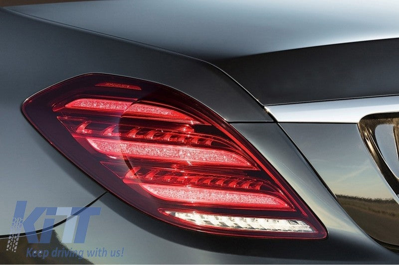 KT Pair LED Sequential Rear Lights Tail Lamps Mercedes S-Class W222 13-17 LHD