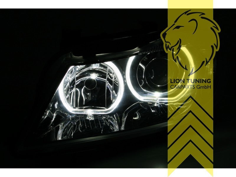 LTG DEPO LED Headlights BMW E90 Sedan E91 Touring 05+ Black LHD RHD Universal