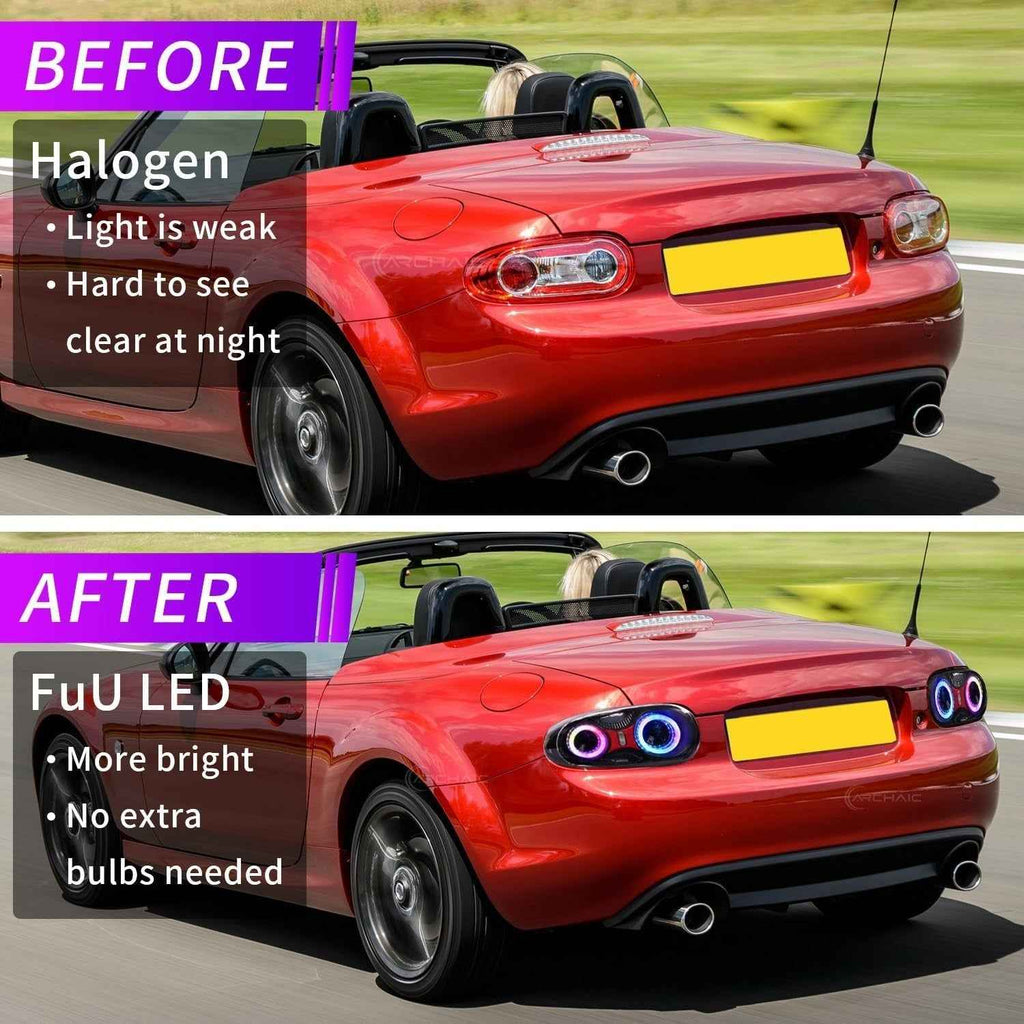 AC Pair RGB LED DRL Rear lights Tail Mazda Miata MX5 MX-5 MK3 NC2 NC3 09-15