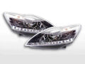 UK FKA Pair LED DRL Halo Lightbar Headlights Ford Focus C307 2 MK2 08-10 LHD
