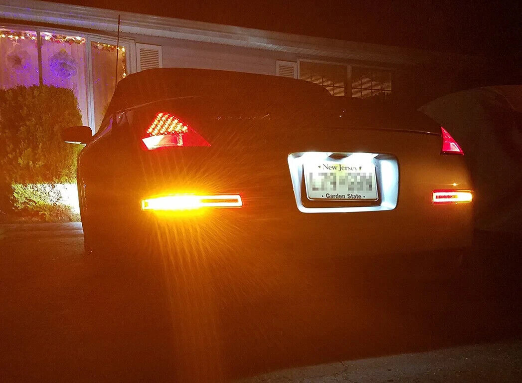 LED Rear Lights Smoked Lens Rear Turn Indi Brake Backup Reverse Lamps 03-09 350Z