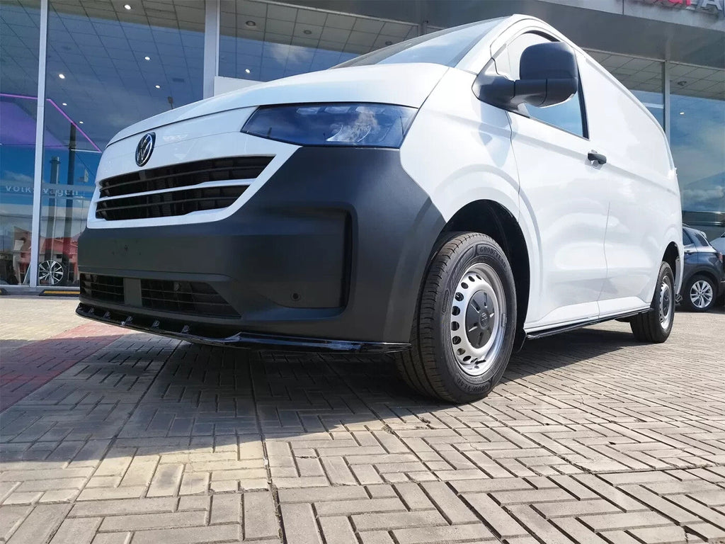 Motordrome Design Front Bumper Lower Splitter Skoda VW Transporter T7 V1 Black G