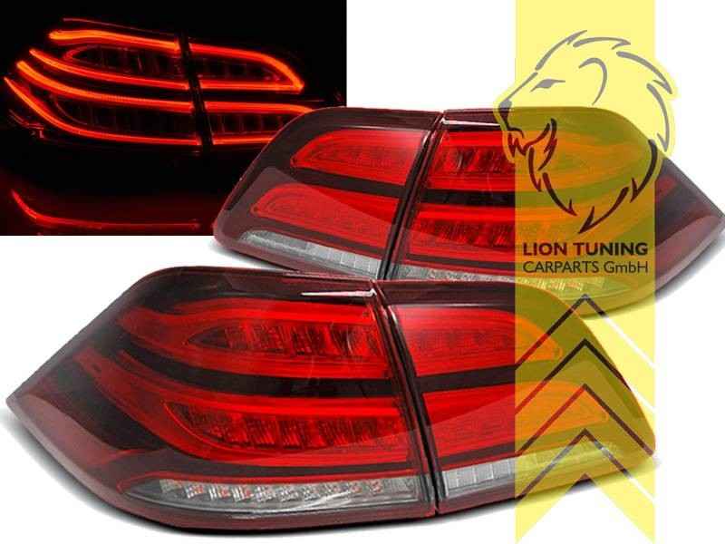 LTG Pair LED Rear Lights Lamps Mercedes W166 ML M-Class 11-15 red LHD