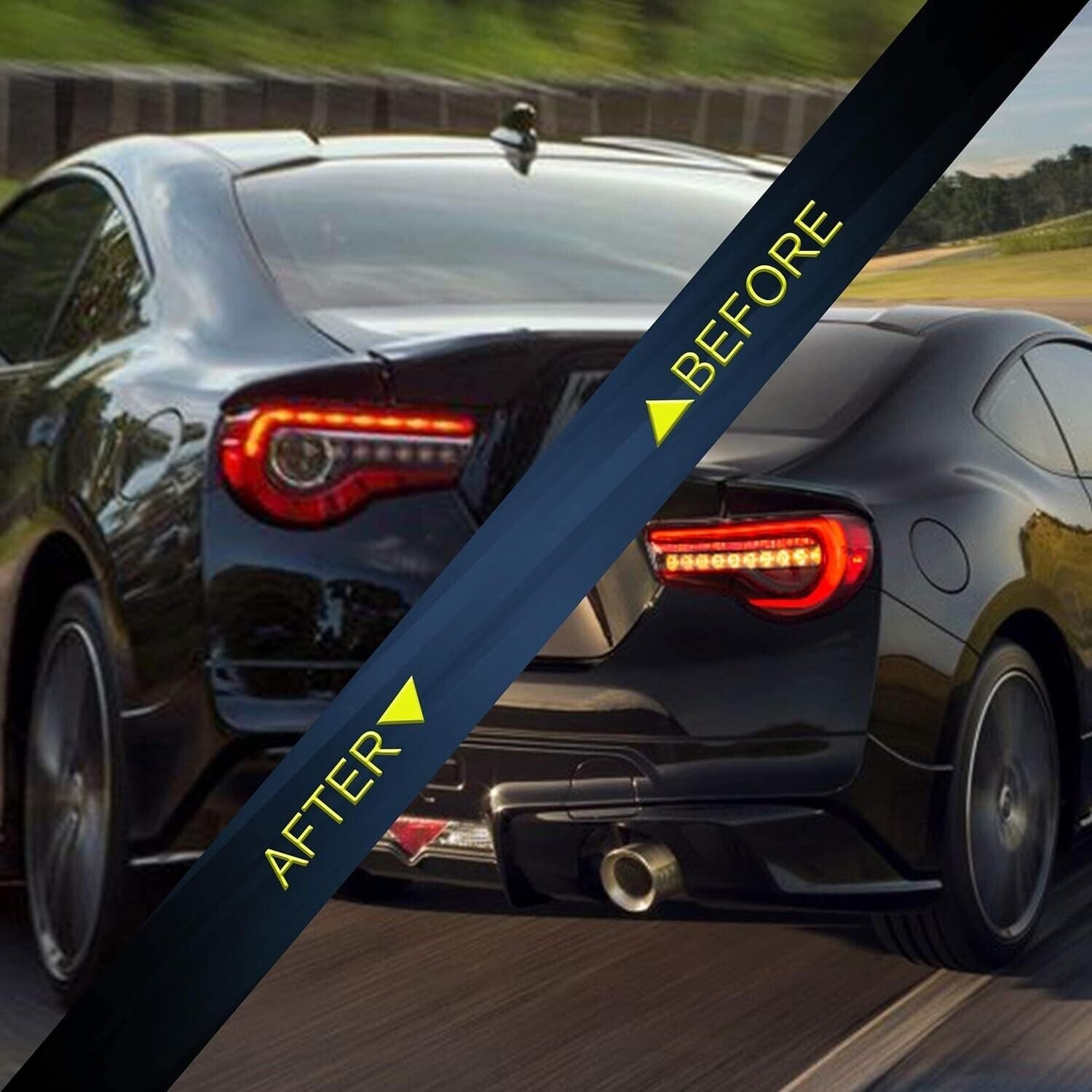 VLAND Toyota 86 GT86 BRZ Scion FR-S Lightbar LED DRL Rear Lights Tail Lamps LHD