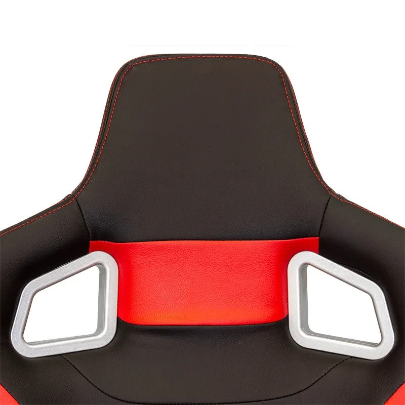 ATST x1 Universal Car Van Camper Sim Bucket Seat RS6-II Black Red Matte Syn Leat