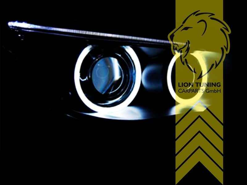 LT Pair Aftermarket LED DRL Halo Headlights BMW X3 F25 10-14 black LHD