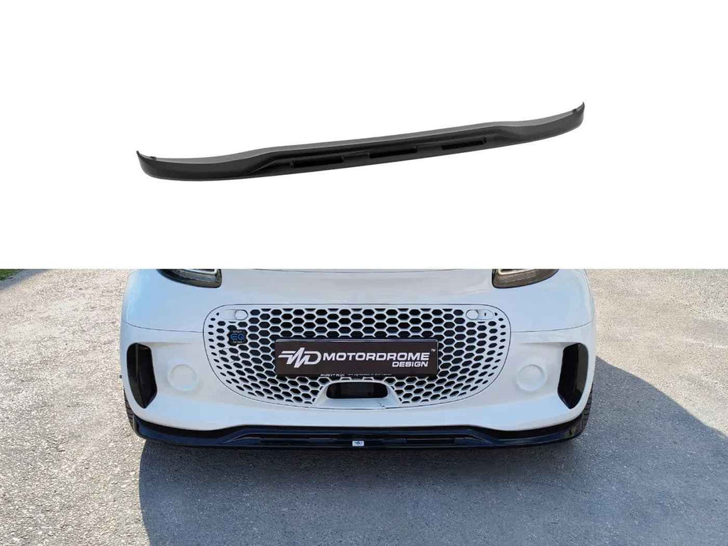 Motordrome Design Front Splitter Styling Body Smart 453 EQ Fortwo Black Gloss