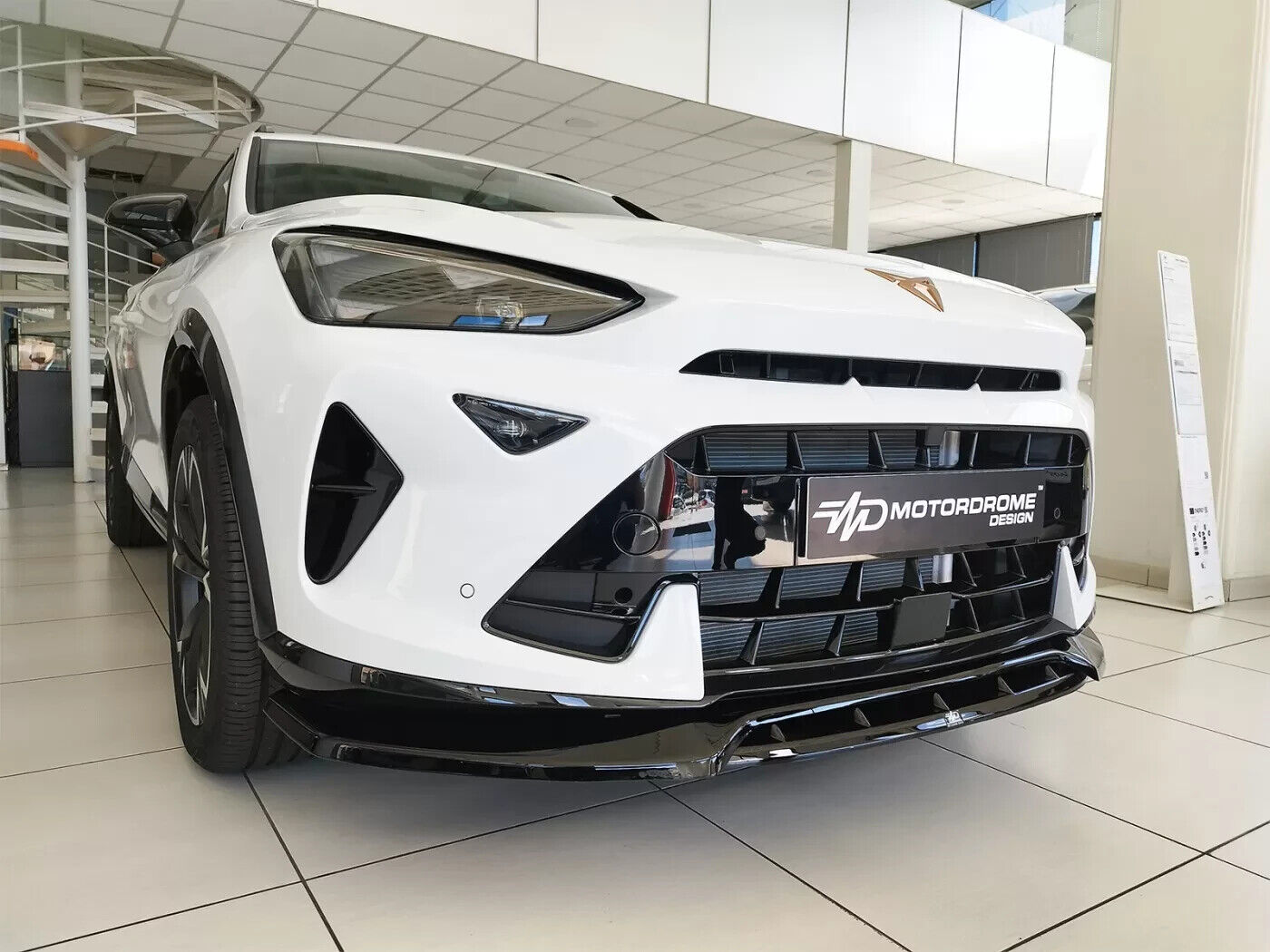 Motordrome Design Front Splitter V.2 Cupra Formentor Mk1 Facelift Gloss Black