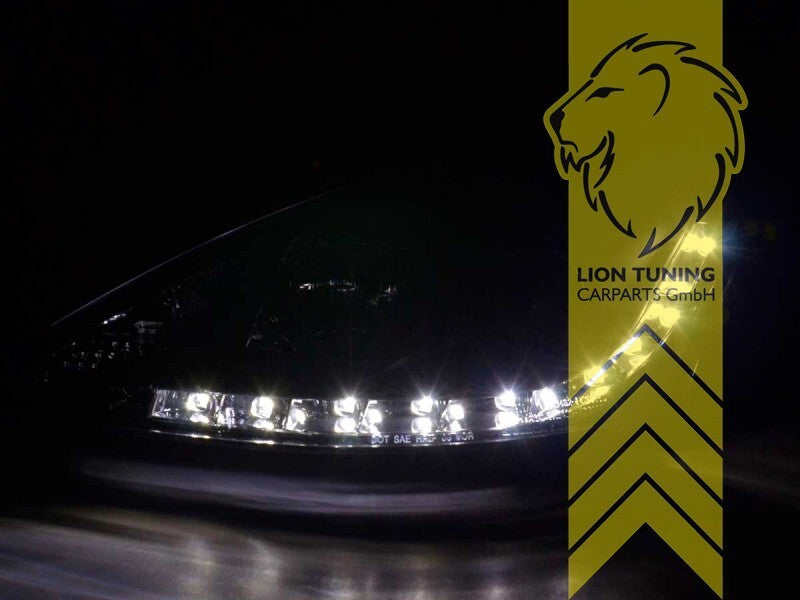LT LED DRL Headlights Ford Focus 1 MK1 DAW DBW DFW DNW HB SW 01-04 Facelift LHD