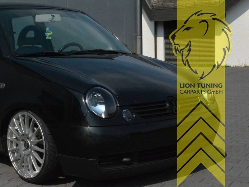 LTG Pair DEPO Headlights + Glass Indicators VW Lupo 6X1 6E1 98-05 Black LHD