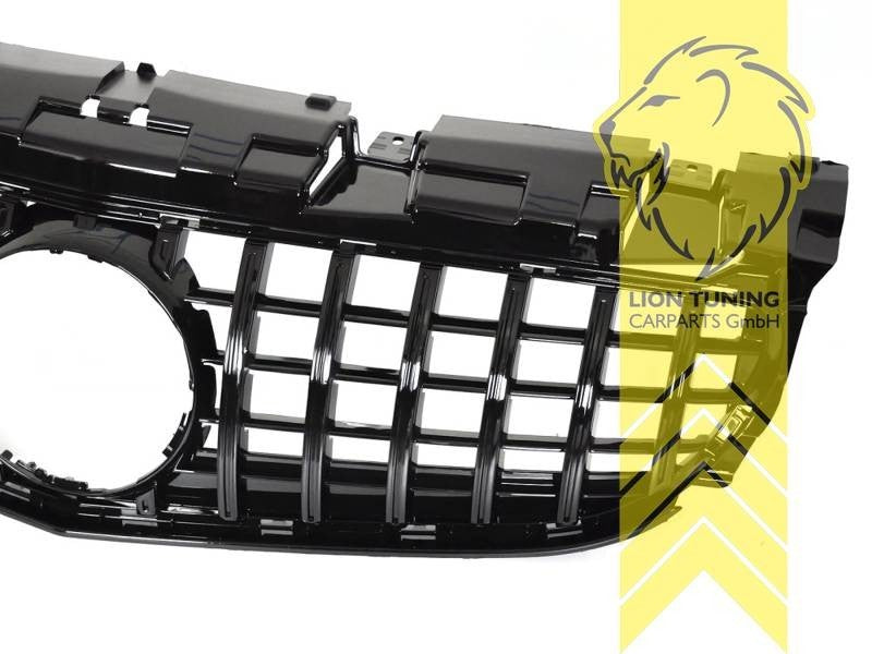LTG radiator bumper grille Mercedes SLK R172 16-20 glossy black ABS