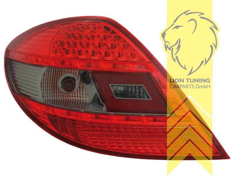 LTG LED Lightbar Rear Lights Tail Lamps Mercedes SLK R171 + FL 04-11 Red LHD