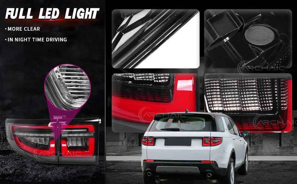 AC Pair Seq Anim LED DRL Rear lights LAND ROVER DISCOVERY SPORT L550 19-22