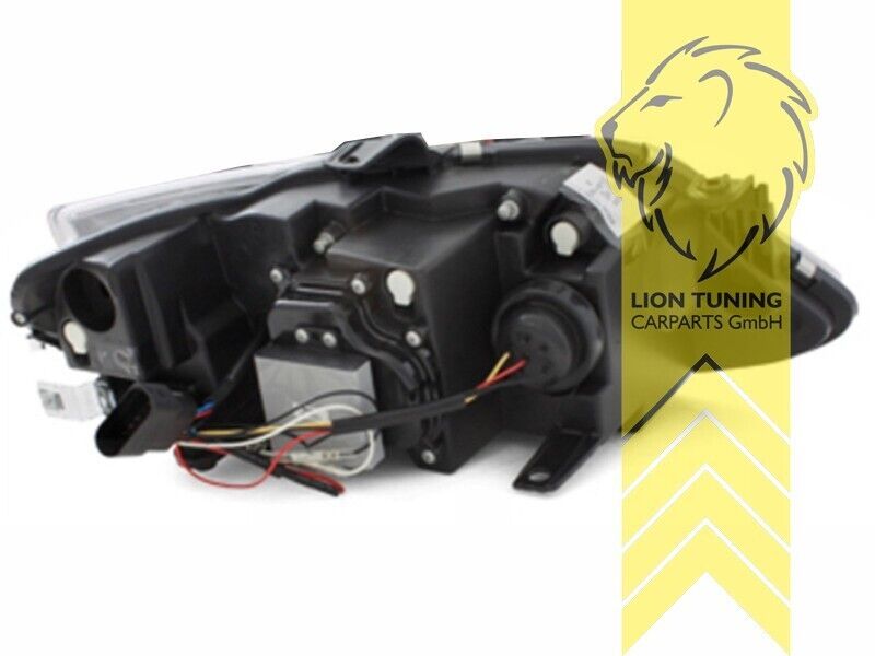 LT LED DRL Halo Lightbar Headlights Seat Ibiza 6J 6J1 6J5 6J8 12-16 Chome LHD